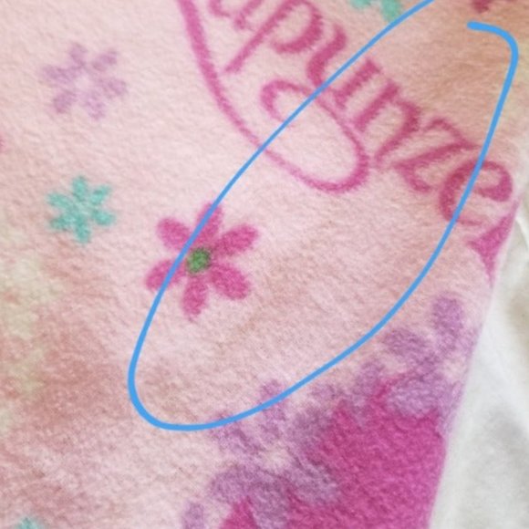 Disney Tangled Rapunzel and Pascal Fleece Material - Picture 2 of 7